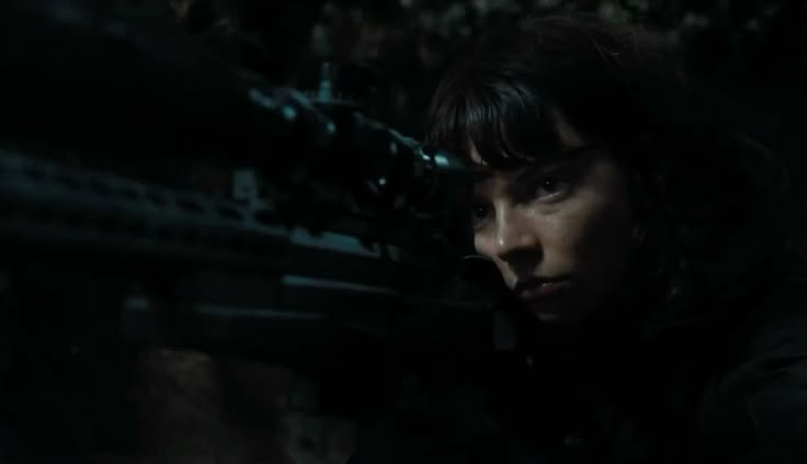 Movie Scene from The Gorge (2025)